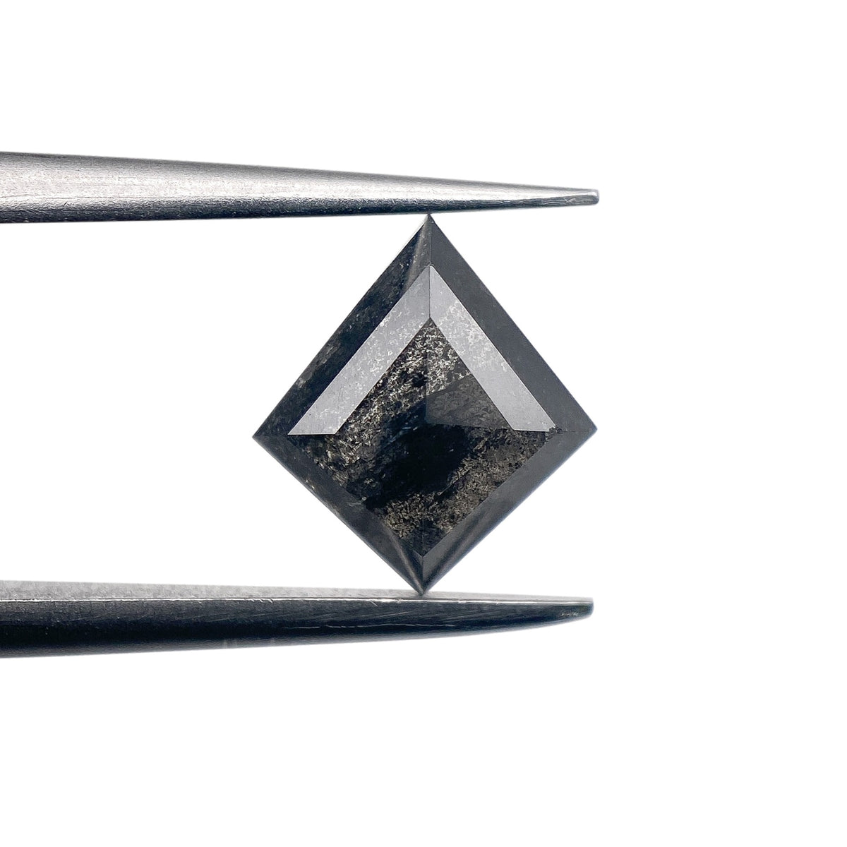 1.17ct | Salt & Pepper Kite Shape Step Cut Diamond - Modern Rustic Diamond