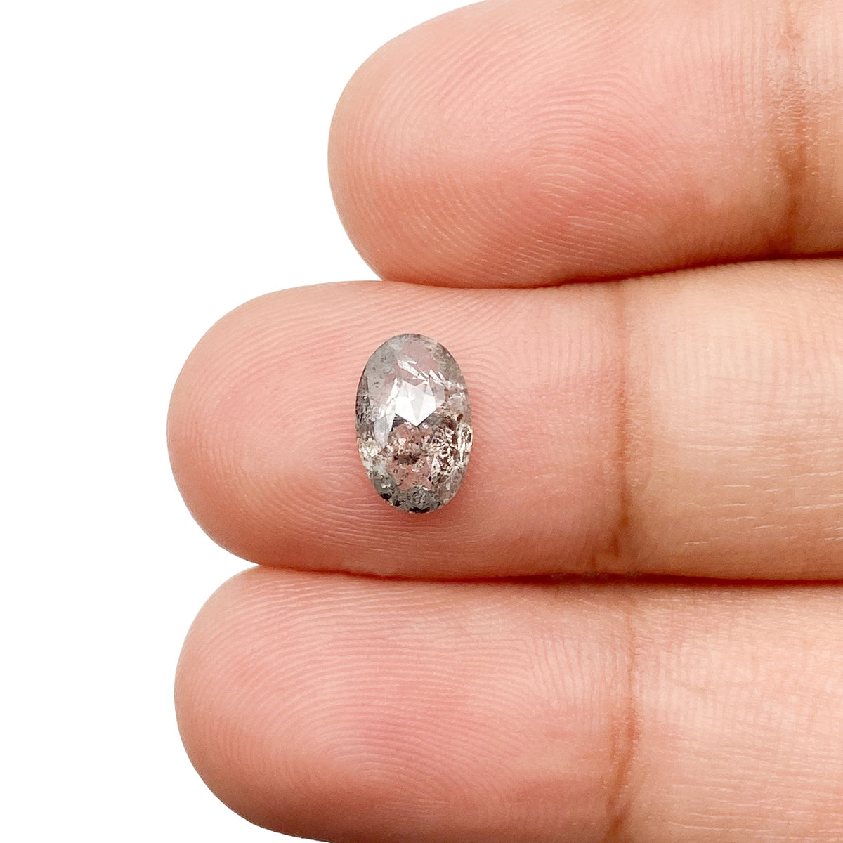 1.17ct | Rustic Oval Shape Rose Cut Diamond - Modern Rustic Diamond