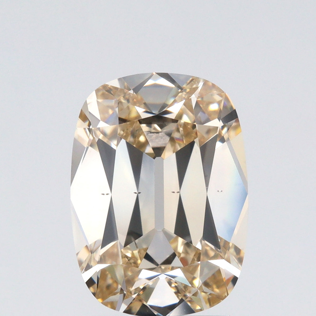 3.04ct | U-V/SI1 Cushion Shape Old Mine Cut Diamond (GIA) - Modern Rustic Diamond