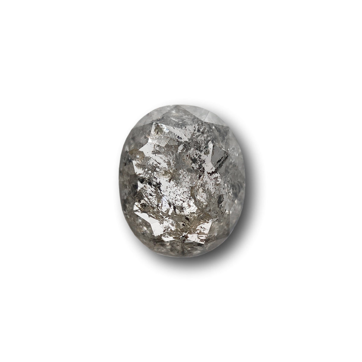 1.44ct | Rustic Oval Shape Rose Cut Diamond - Modern Rustic Diamond