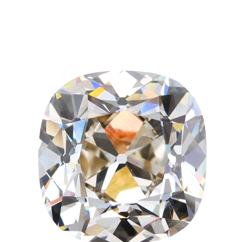 1.18ct | O-P/VS1 Cushion Shape Old Mine Cut Diamond (GIA) - Modern Rustic Diamond