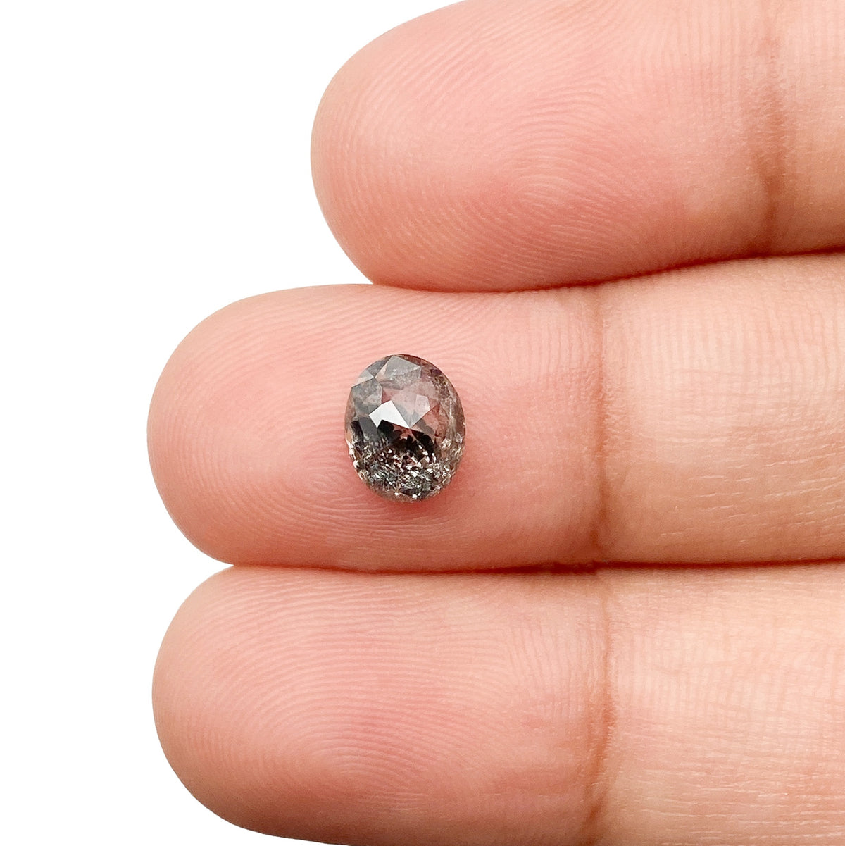 1.18ct | Rustic Oval Shape Rose Cut Diamond - Modern Rustic Diamond
