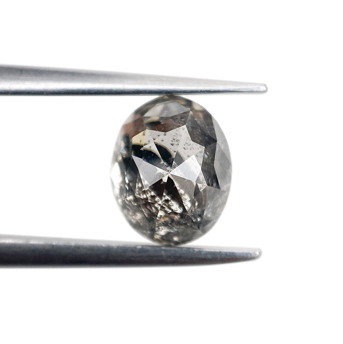 1.18ct | Rustic Oval Shape Rose Cut Diamond - Modern Rustic Diamond
