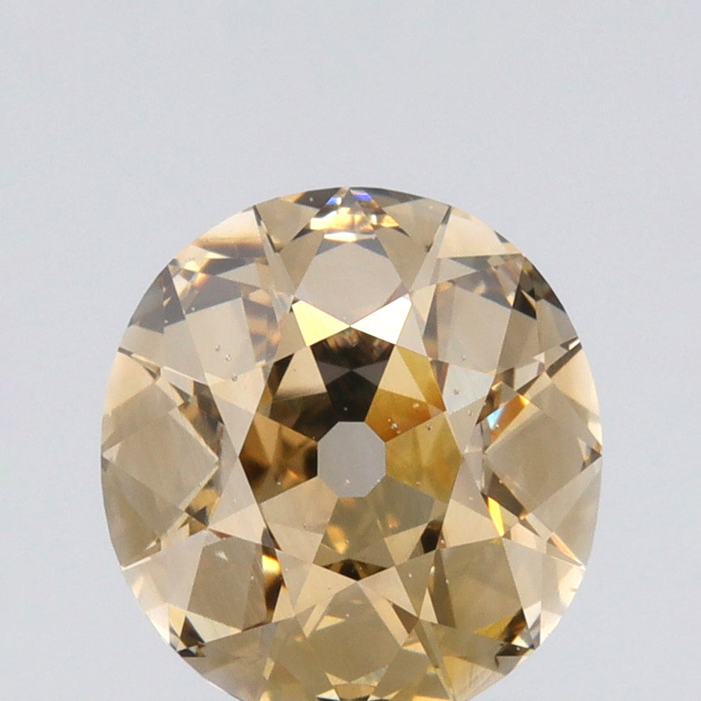 1.51ct | Champagne SI1 Cushion Shape Old Mine Cut Diamond (GIA) - Modern Rustic Diamond