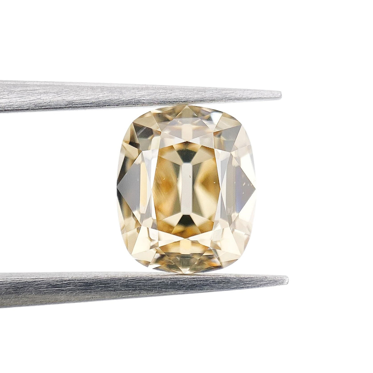 1.19ct | Champagne SI1 Cushion Shape Old Mine Cut Diamond (GIA) - Modern Rustic Diamond