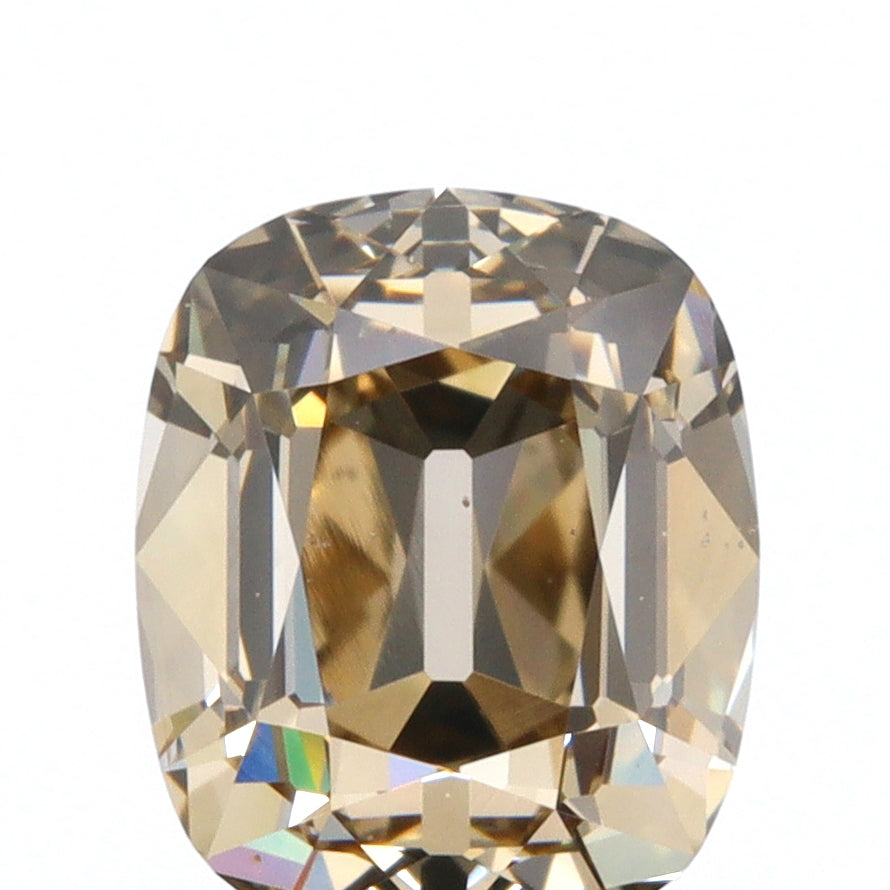 1.19ct | Champagne SI1 Cushion Shape Old Mine Cut Diamond (GIA) - Modern Rustic Diamond