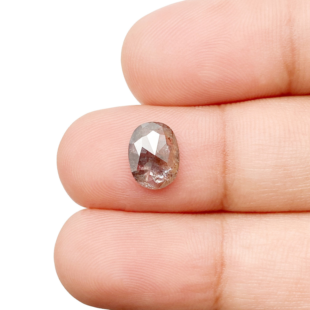 1.19ct | Rustic  Oval Shape Rose Cut Diamond - Modern Rustic Diamond