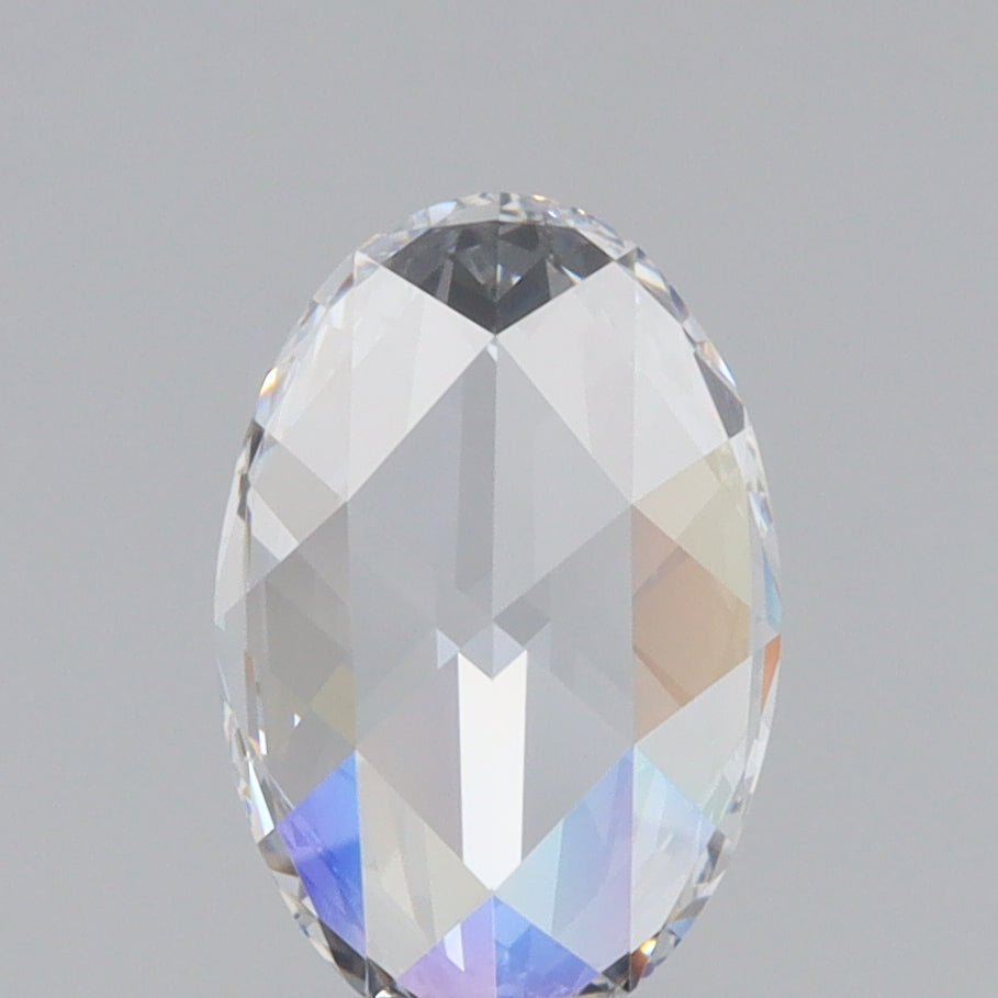 1.04ct | D/VS1 Oval Shape Rose Cut Diamond (GIA) - Modern Rustic Diamond