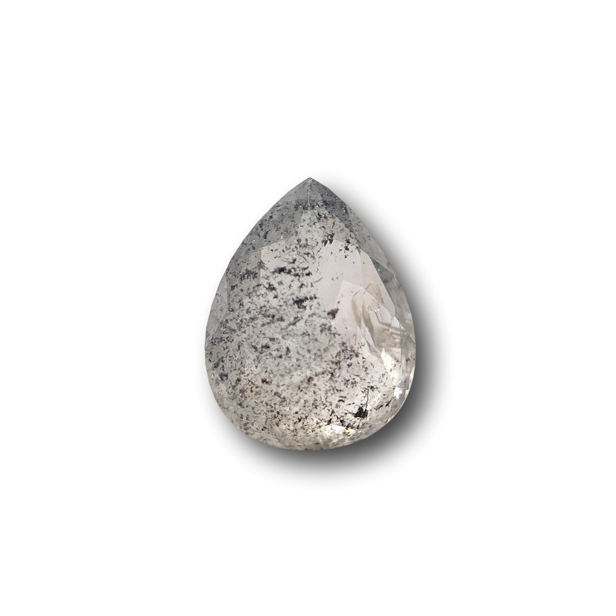 1.06ct | Salt & Pepper Pear Shape Rose Cut Diamond
