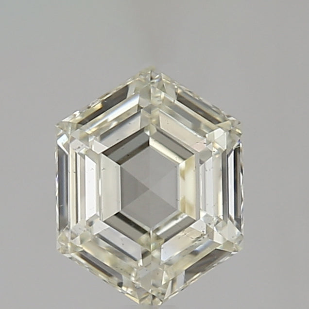 1.11ct | J-K/SI Hexagon Shape Step Cut Diamond - Modern Rustic Diamond