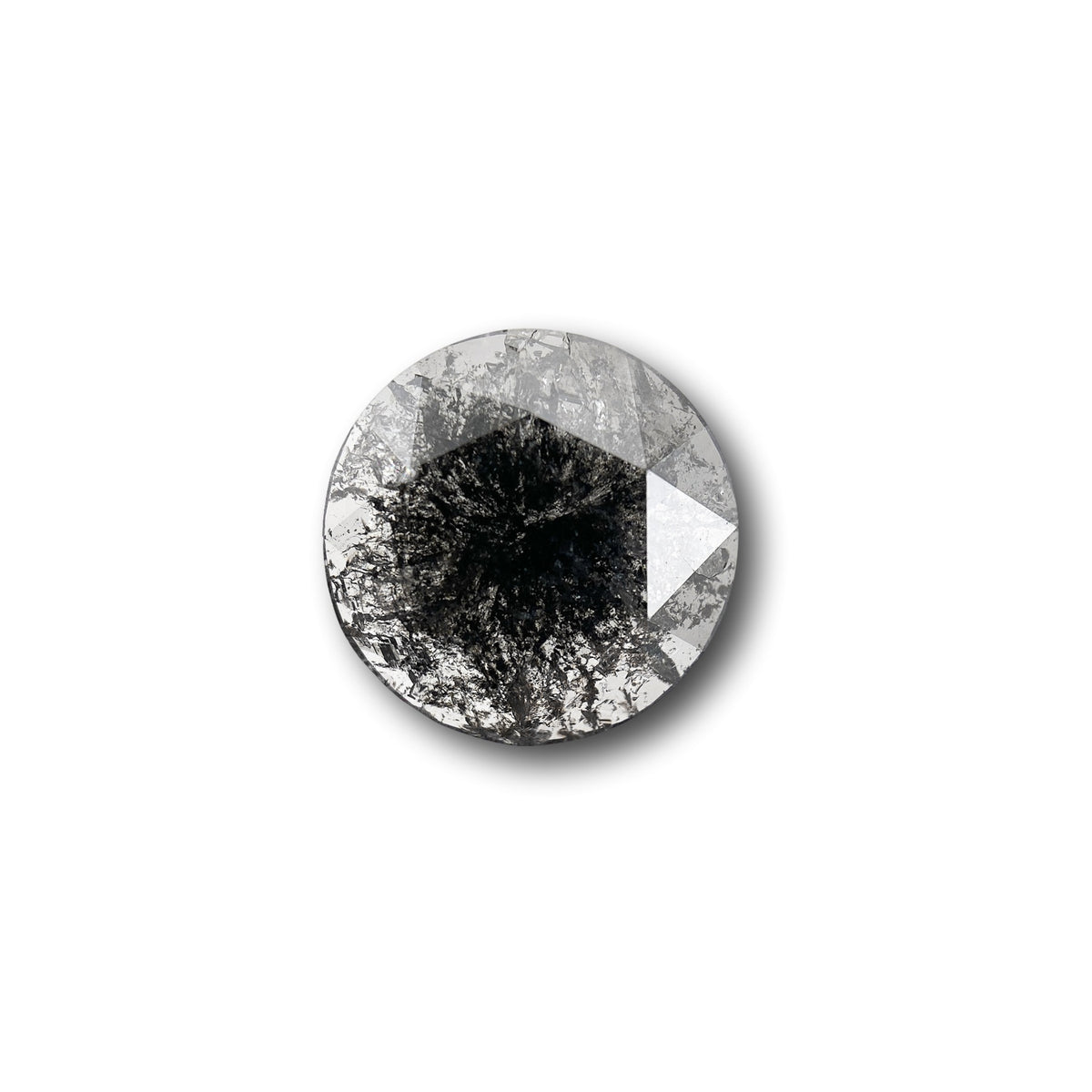 1.50ct | Rustic  Round Shape Rose Cut Diamond - Modern Rustic Diamond