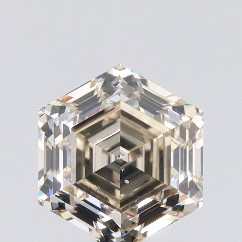 1.19ct | O-P/SI1 Hexagon Shape Step Cut Diamond (GIA) - Modern Rustic Diamond
