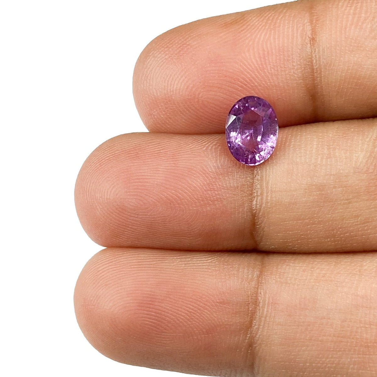 1.20ct | Brilliant Cut Oval Shape Violet Sapphire-Modern Rustic Diamond