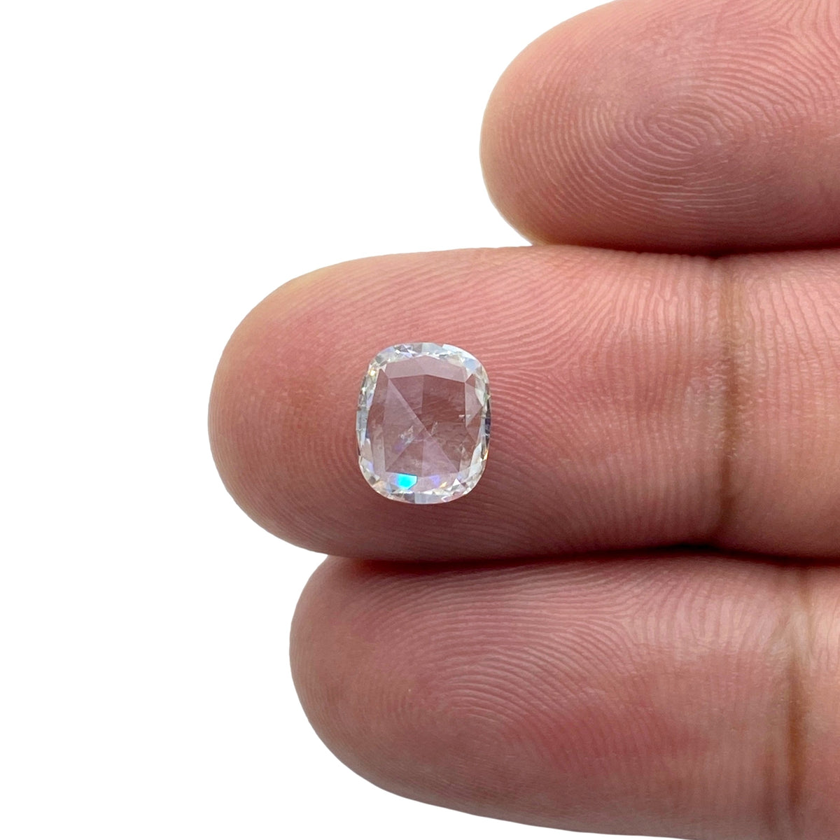 1.20ct | H/SI2 Cushion Shape Rose Cut Diamond (IGI) - Modern Rustic Diamond