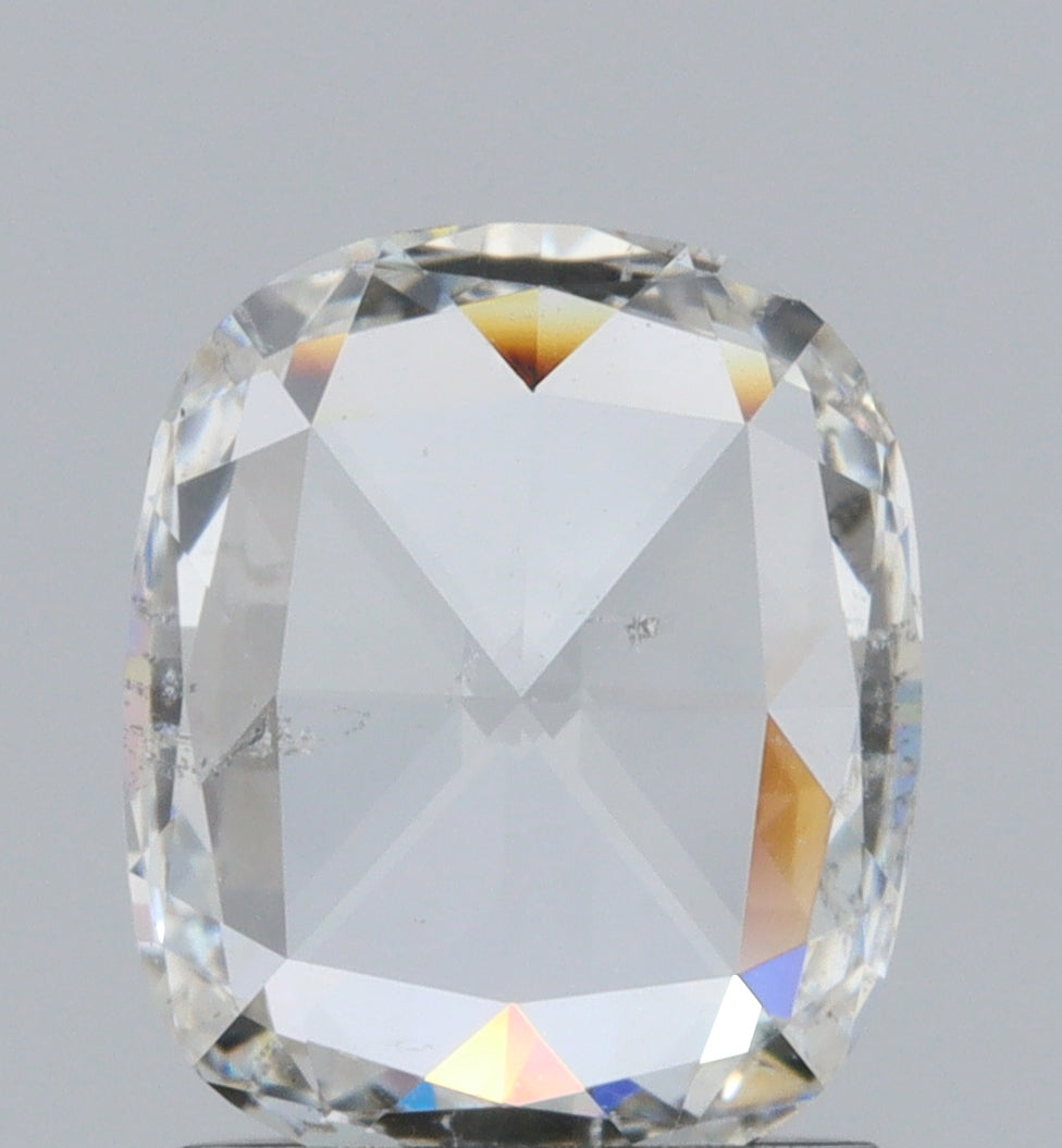 1.20ct | H/SI2 Cushion Shape Rose Cut Diamond (IGI) - Modern Rustic Diamond