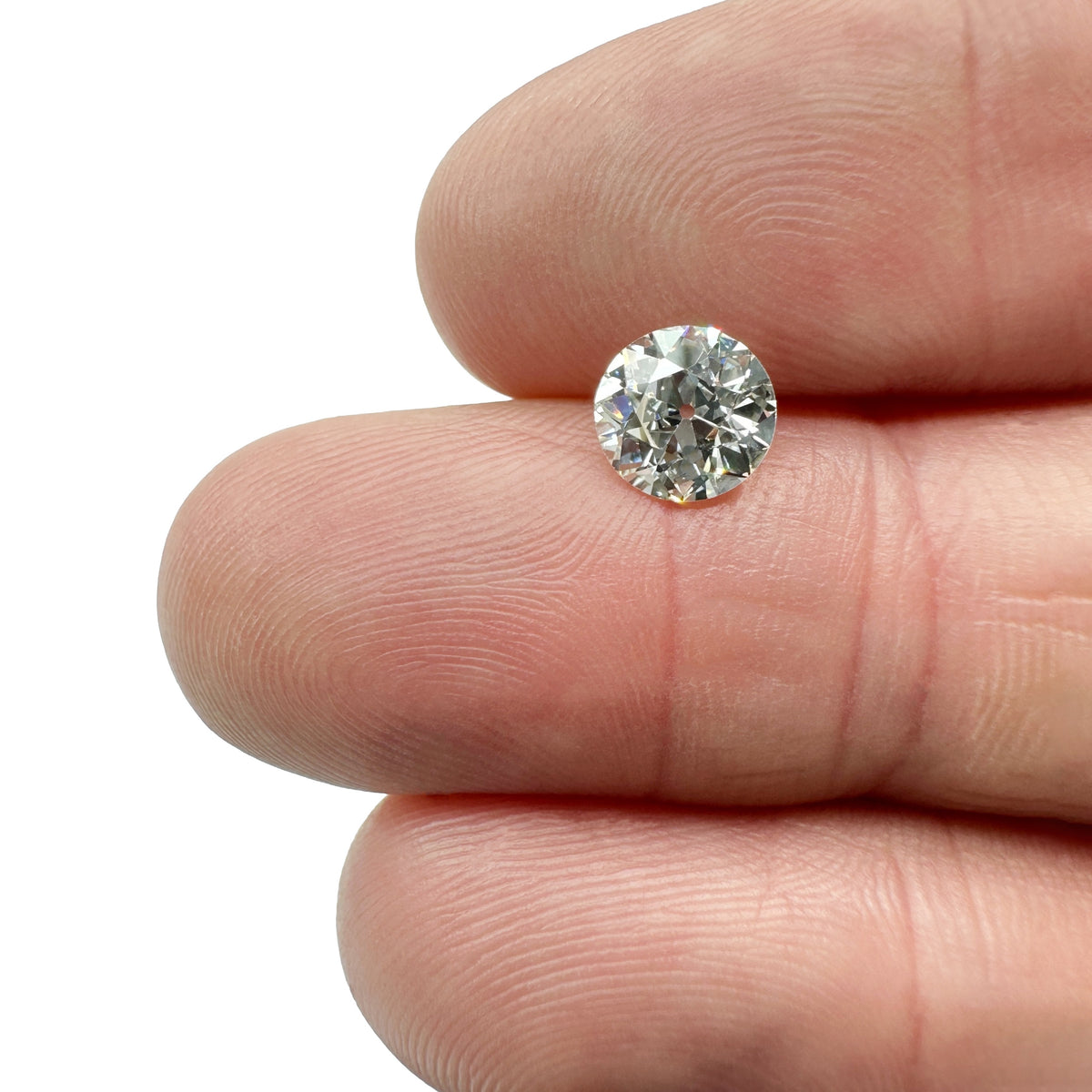 1.20ct | I/VS2 Round Shape Old European Cut Diamond (IGI) - Modern Rustic Diamond