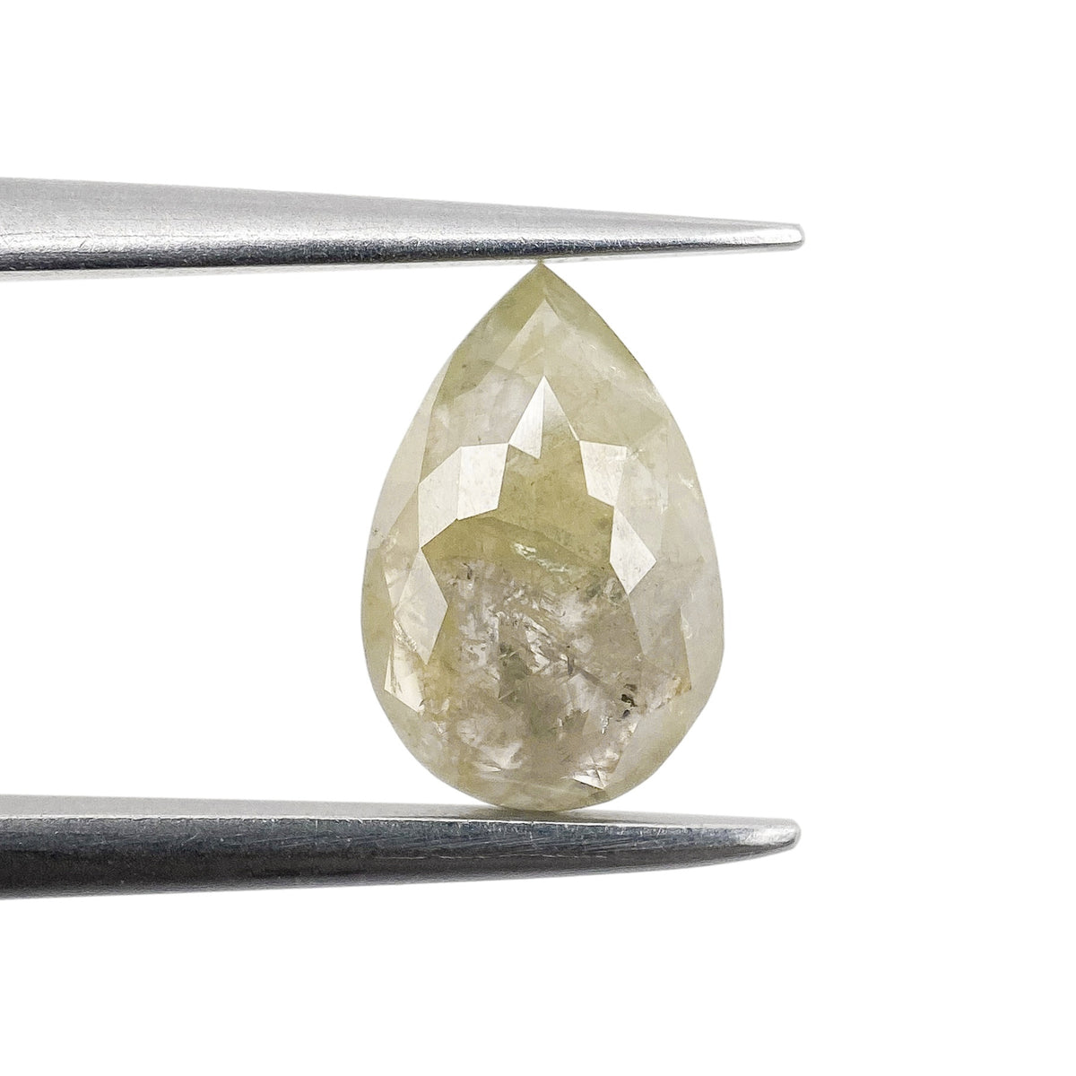 1.20ct | Rustic  Pear Shape Rose Cut Diamond - Modern Rustic Diamond