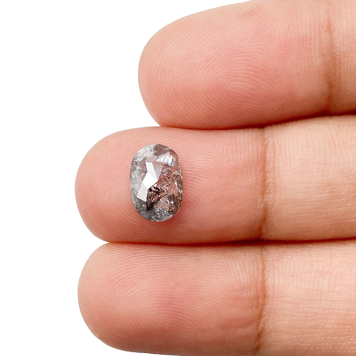 1.21ct | Rustic Oval Shape Rose Cut Diamond - Modern Rustic Diamond