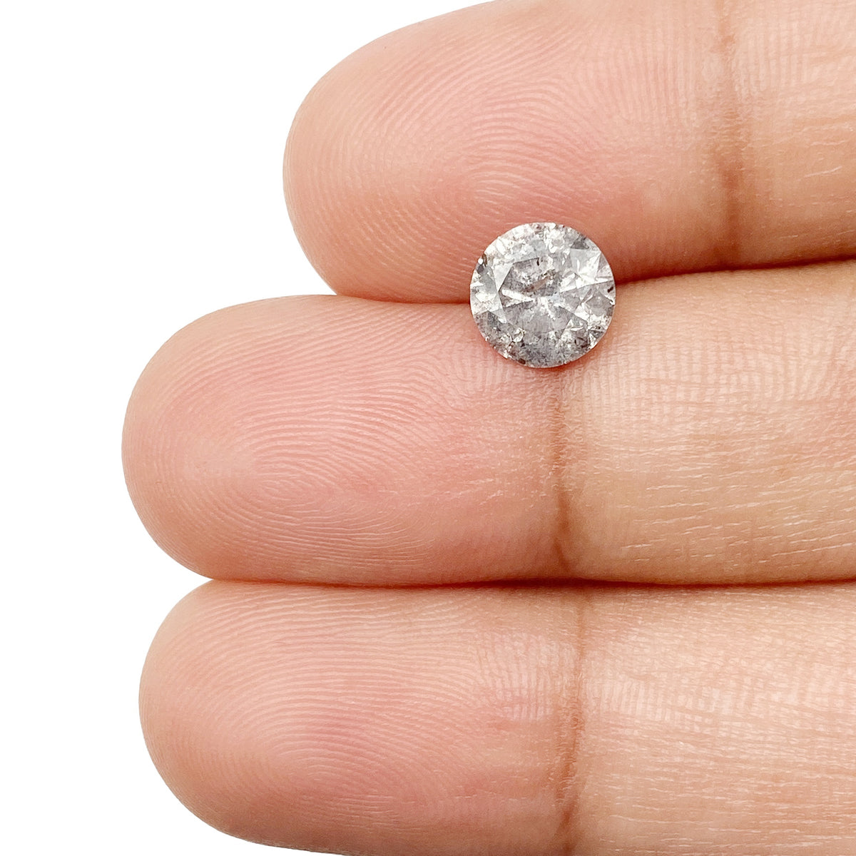 1.21ct | Rustic Round Shape Brilliant Cut Diamond - Modern Rustic Diamond