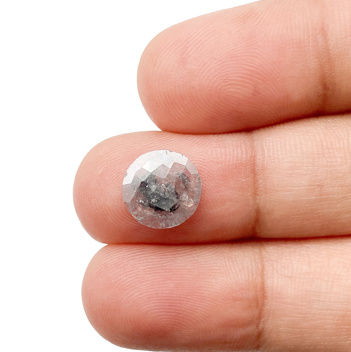 1.21ct | Rustic  Round Shape Rose Cut Diamond - Modern Rustic Diamond