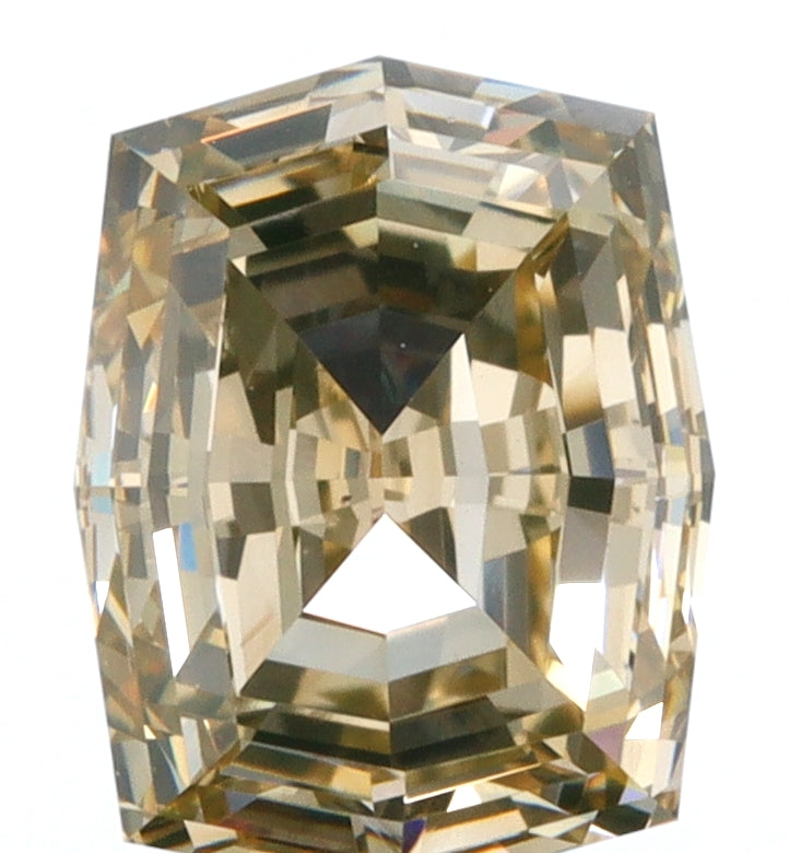 1.22ct | Champagne VVS Octagonal Shape Step Cut Diamond - Modern Rustic Diamond