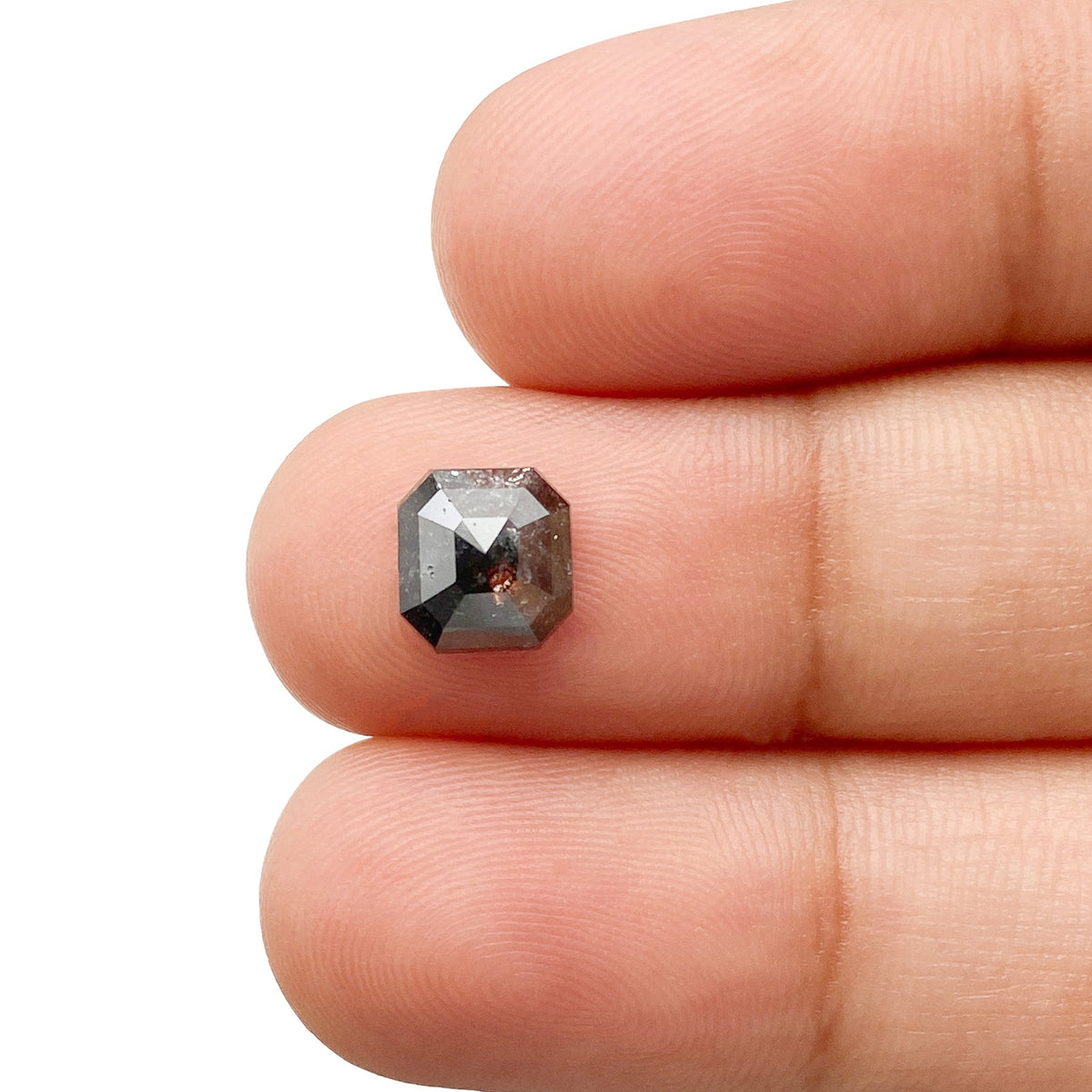 1.22ct | Rustic  Asscher Shape Step Cut Diamond - Modern Rustic Diamond