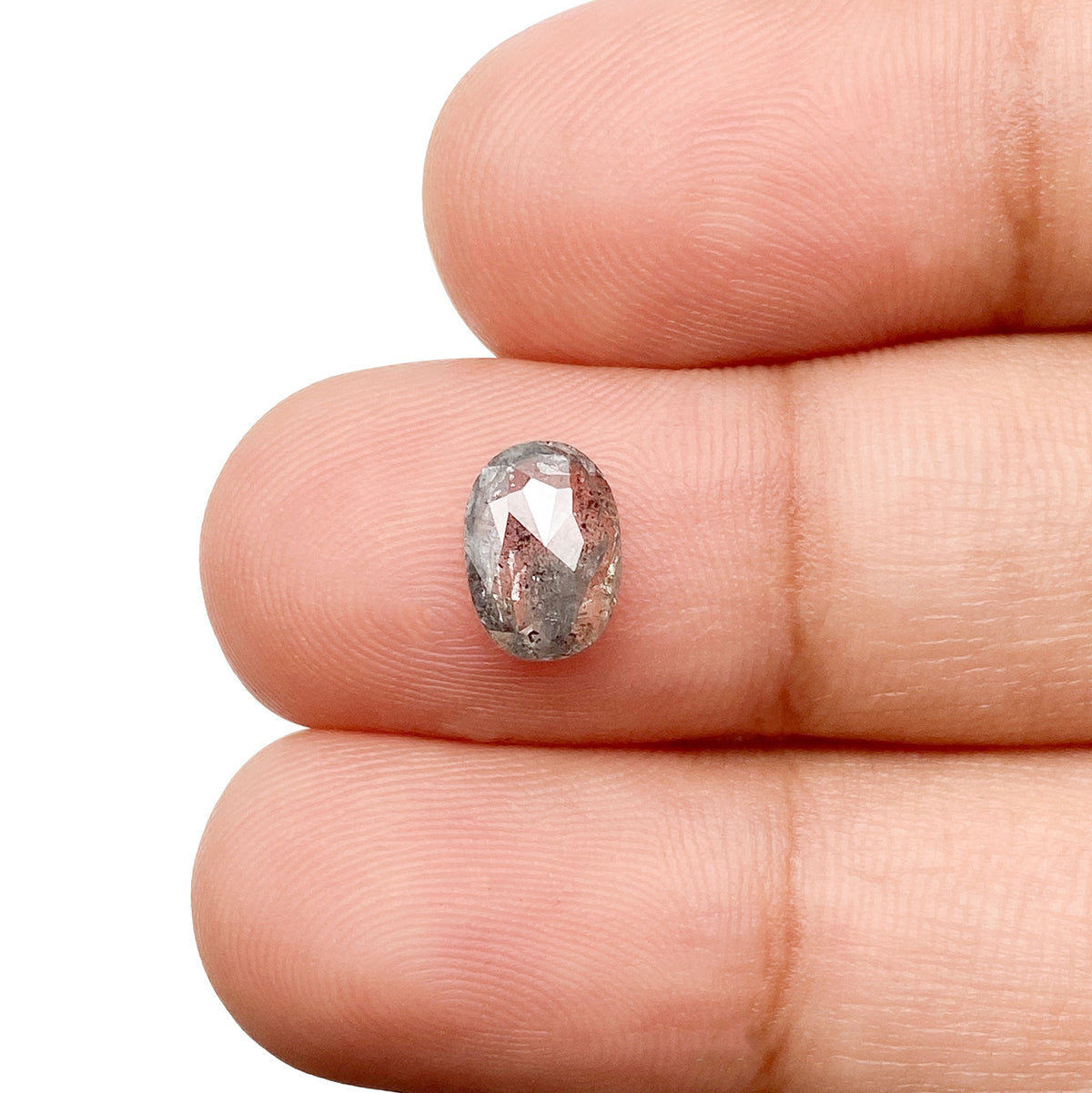 1.22ct | Rustic Oval Shape Rose Cut Diamond - Modern Rustic Diamond