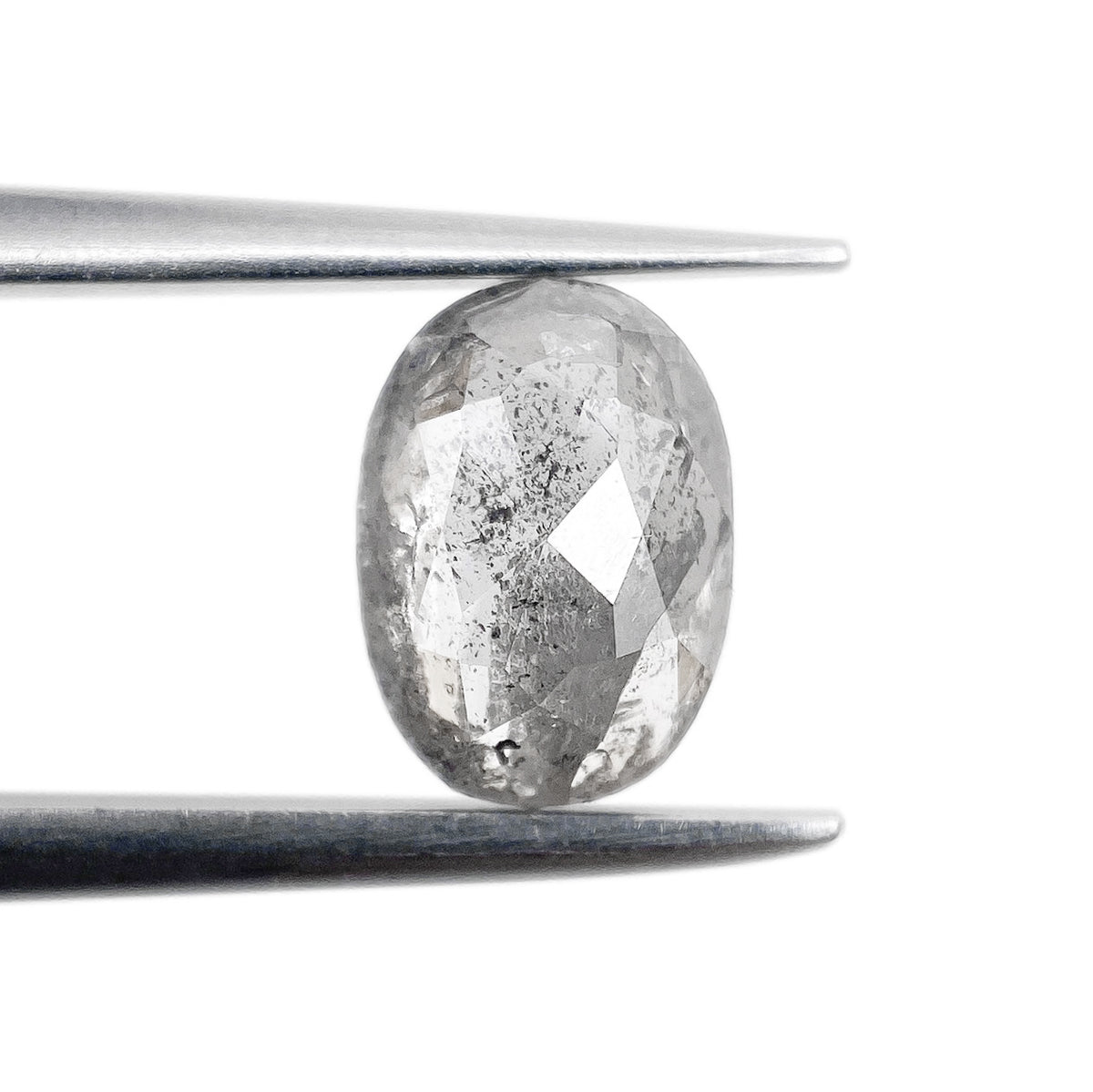 1.22ct | Rustic Oval Shape Rose Cut Diamond - Modern Rustic Diamond