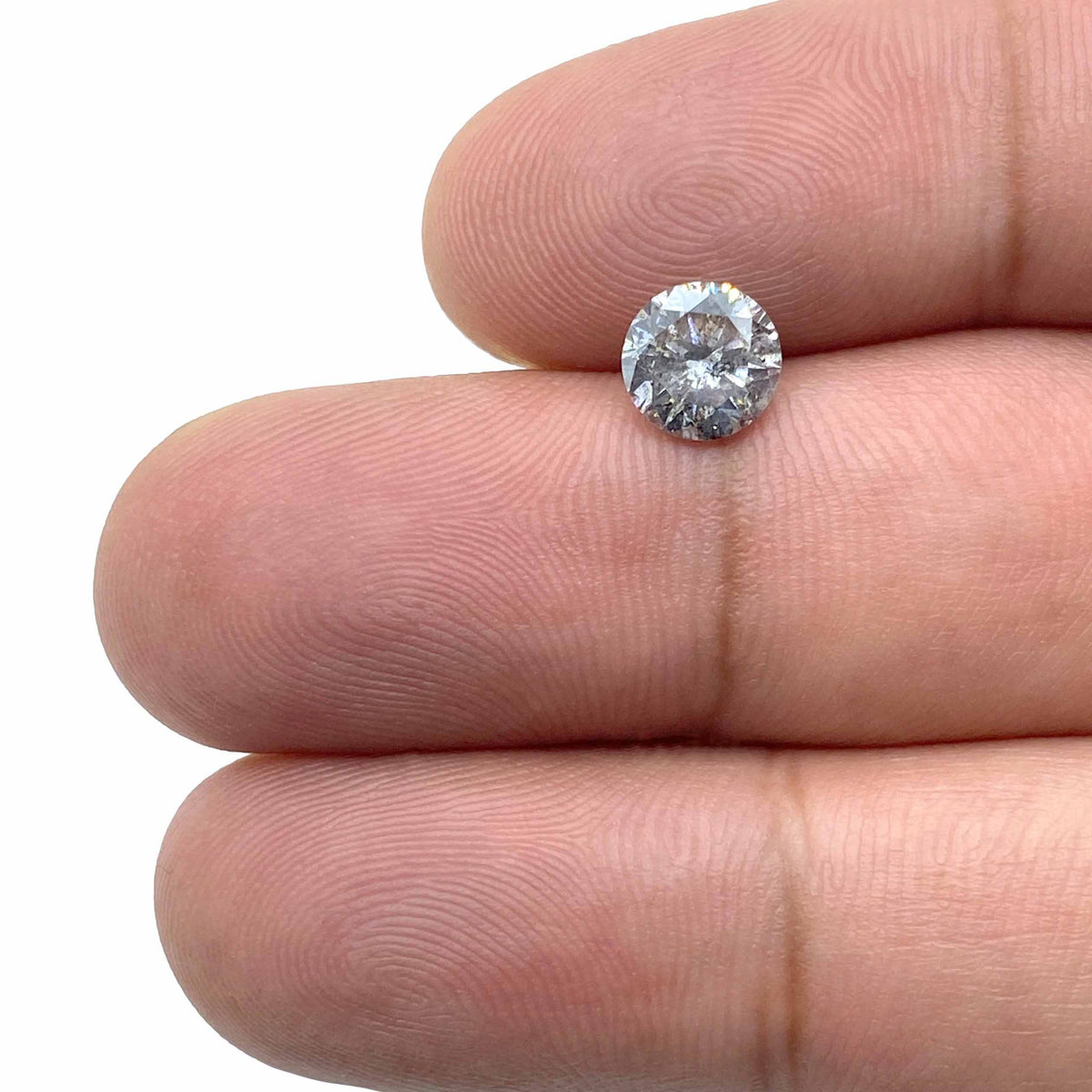 1.22ct | Rustic  Round Shape Brilliant Cut Diamond - Modern Rustic Diamond