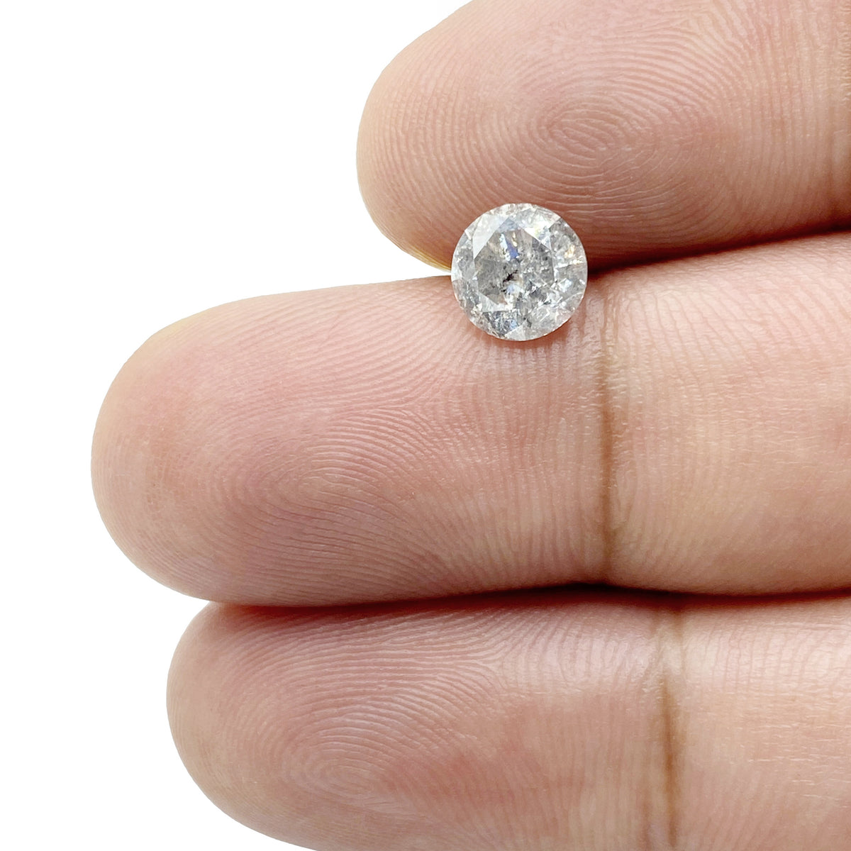 1.22ct | Rustic  Round Shape Brilliant Cut Diamond - Modern Rustic Diamond