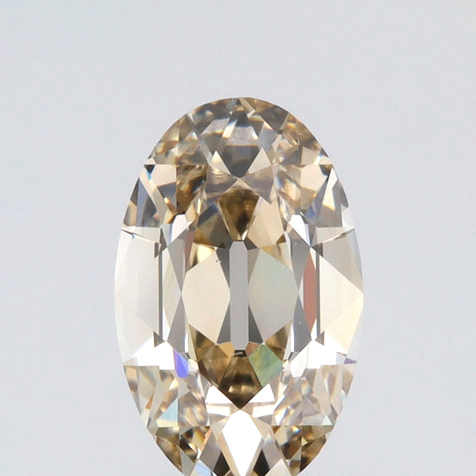 1.22ct | U-V/VS1 Oval Shape Old Mine Cut Diamond (GIA) - Modern Rustic Diamond