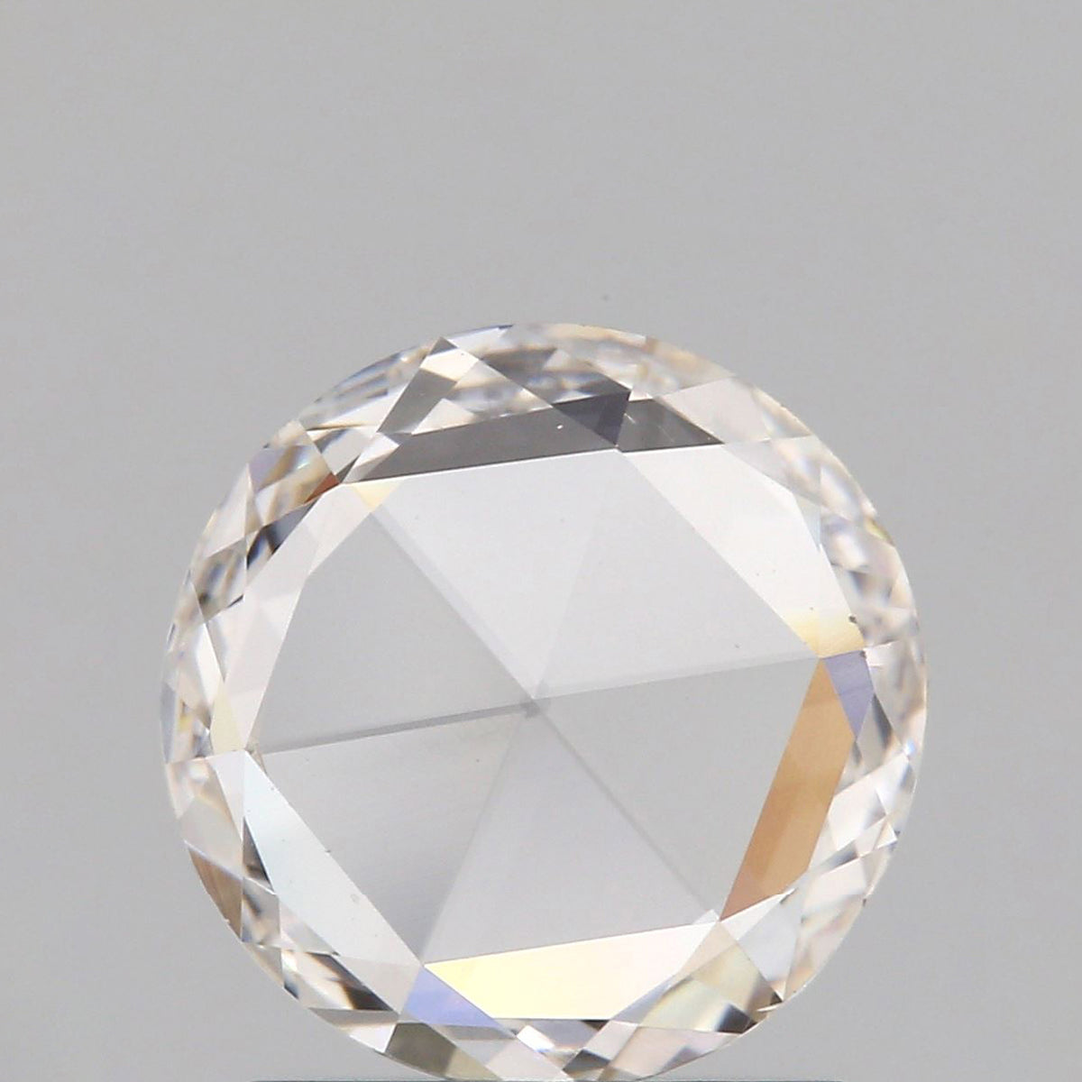 0.71ct | H/VS2 Round Shape Rose Cut Diamond - Modern Rustic Diamond