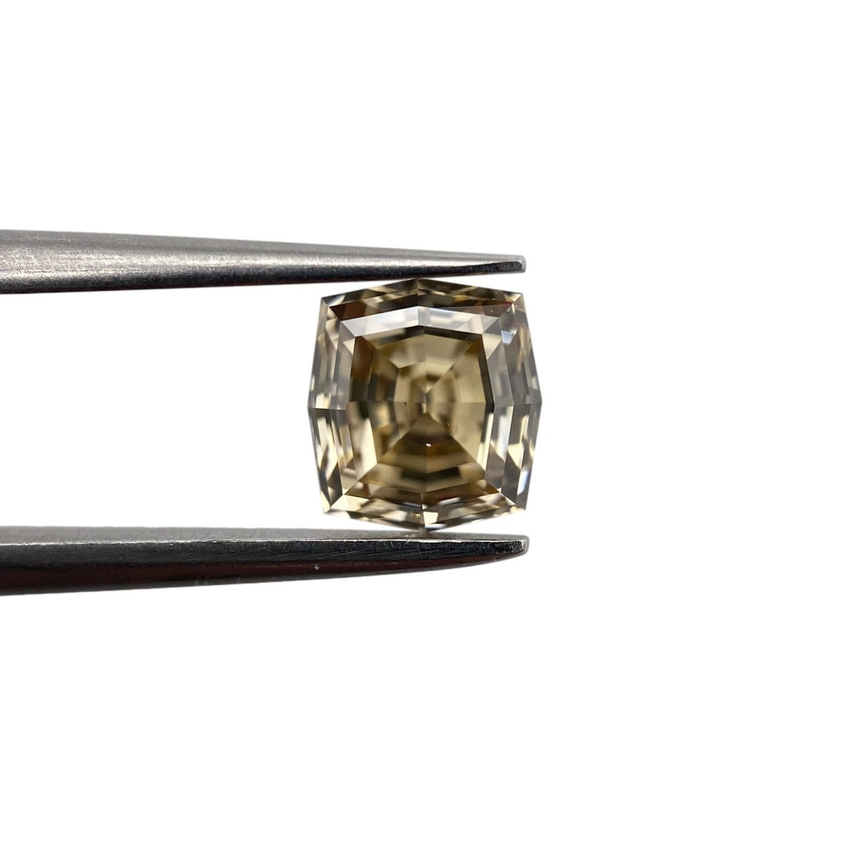 1.23ct | Champagne VVS Octagonal Shape Step Cut Diamond - Modern Rustic Diamond