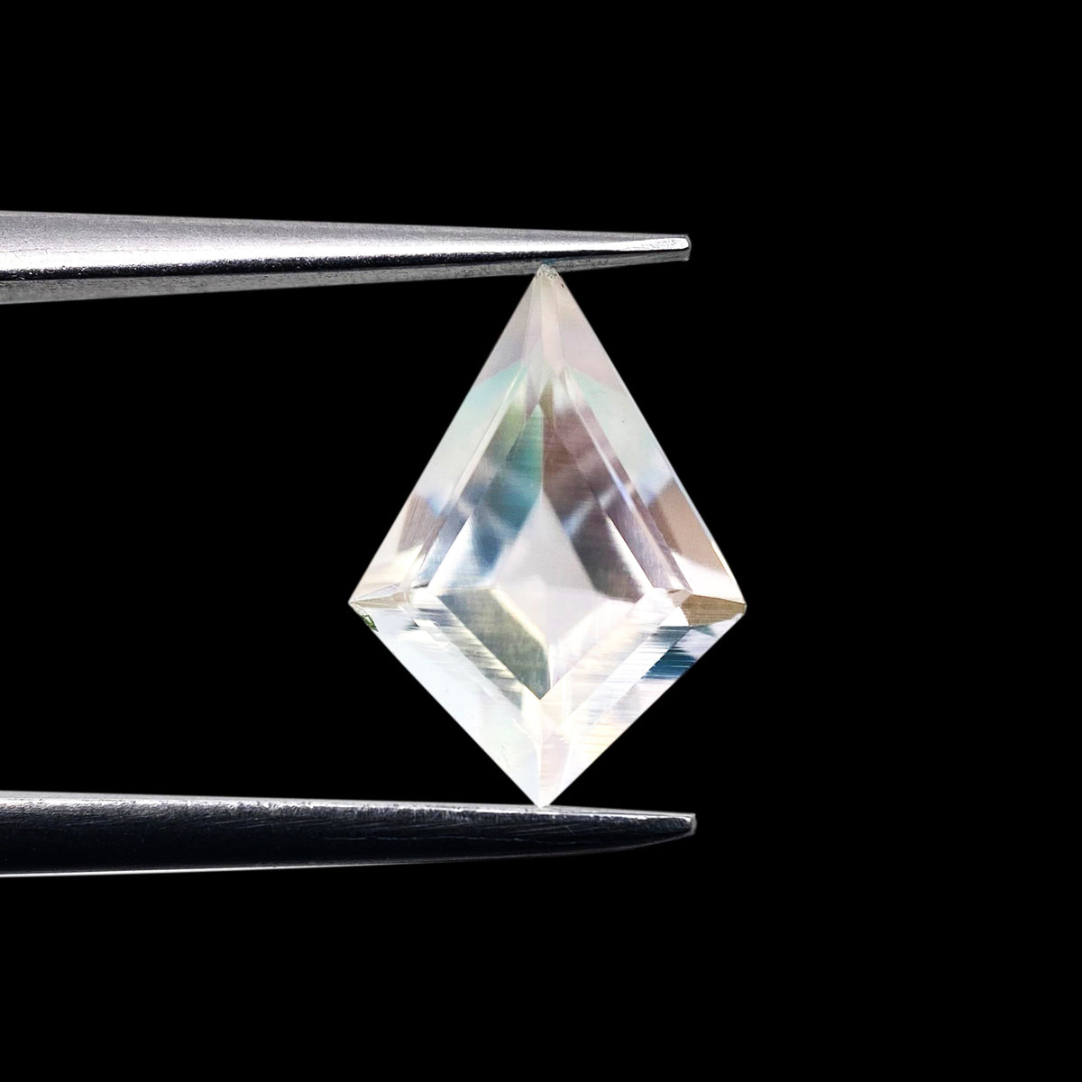 1.23ct |  Kite Shape Step Cut Moonstone - Modern Rustic Diamond