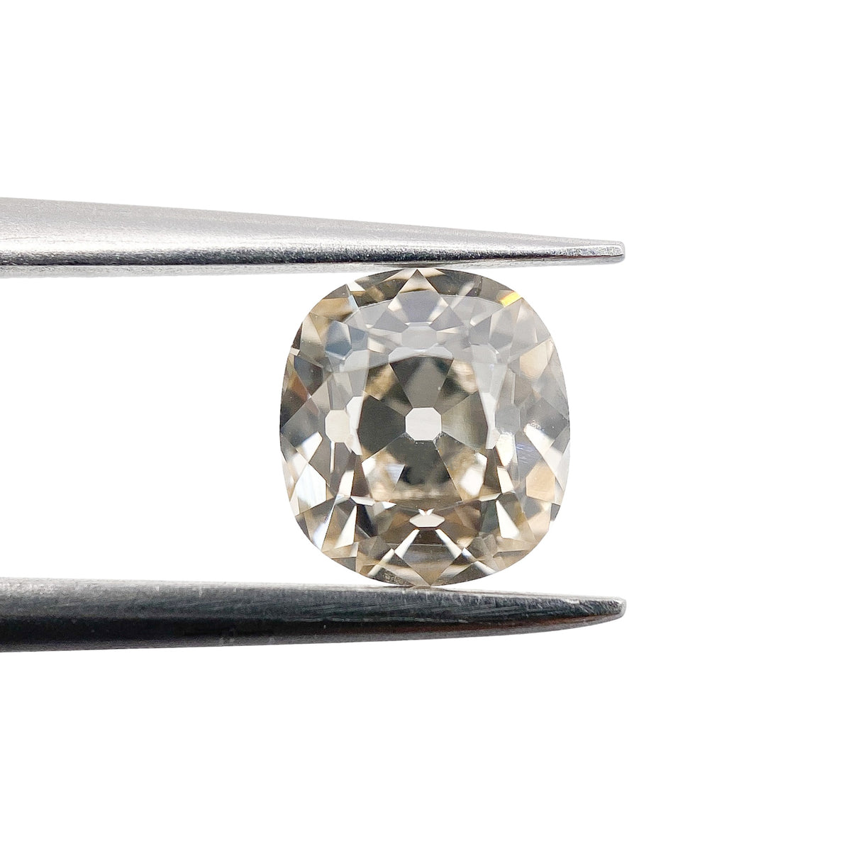 1.23ct | O-P/VS1 Cushion Shape Old Mine Cut Diamond (GIA) - Modern Rustic Diamond