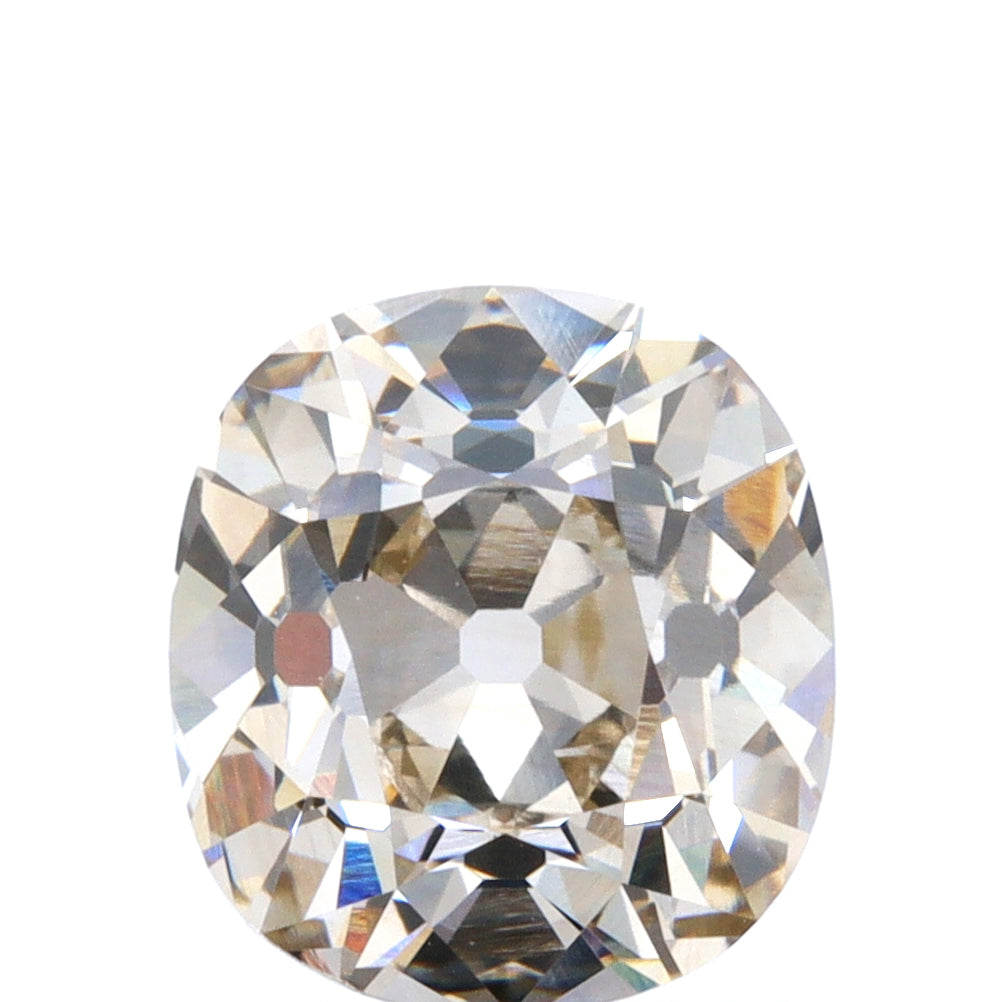 1.23ct | O-P/VS1 Cushion Shape Old Mine Cut Diamond (GIA) - Modern Rustic Diamond