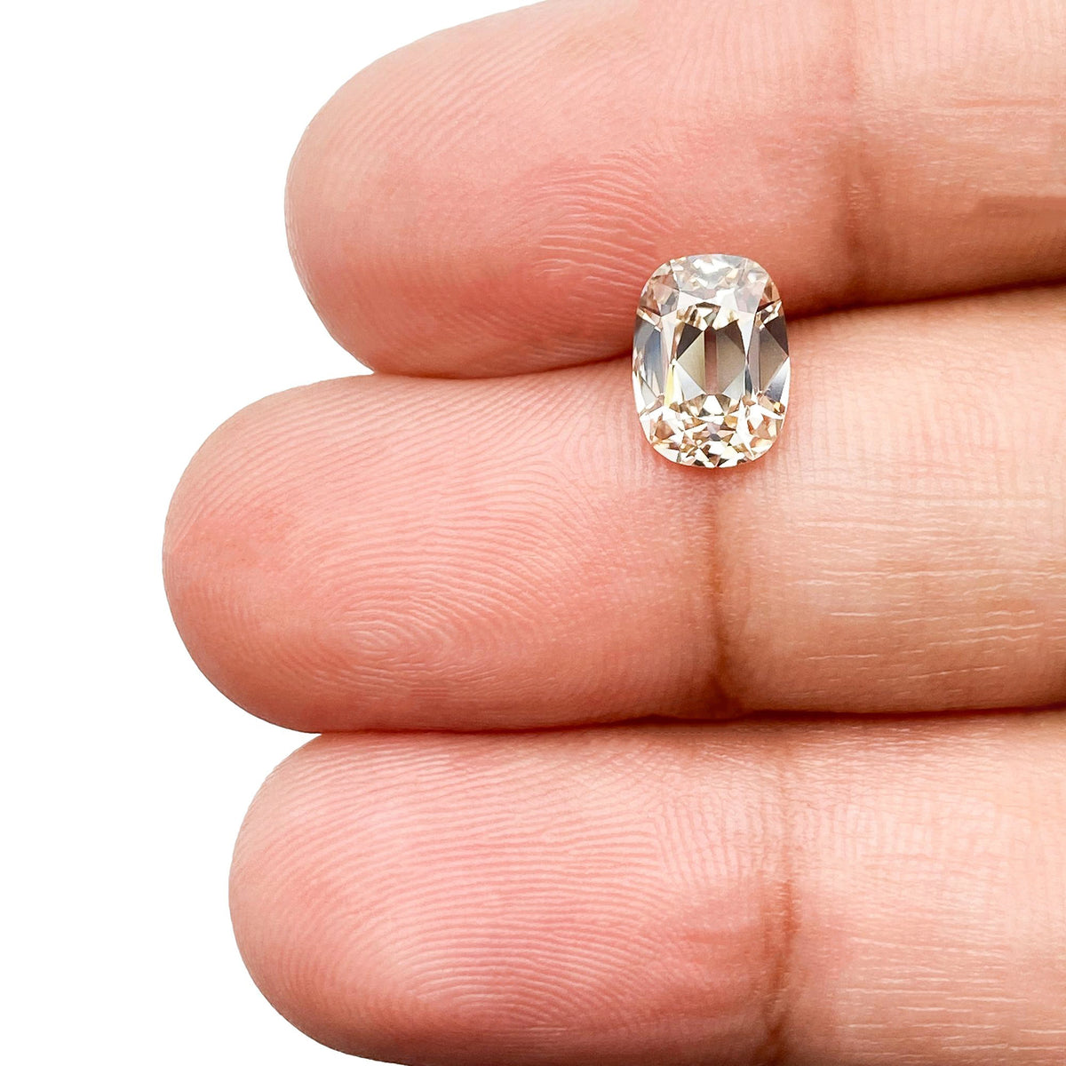 1.23ct | O-P/VS1 Cushion Shape Vintage Old Mine Cut Diamond (GIA) - Modern Rustic Diamond