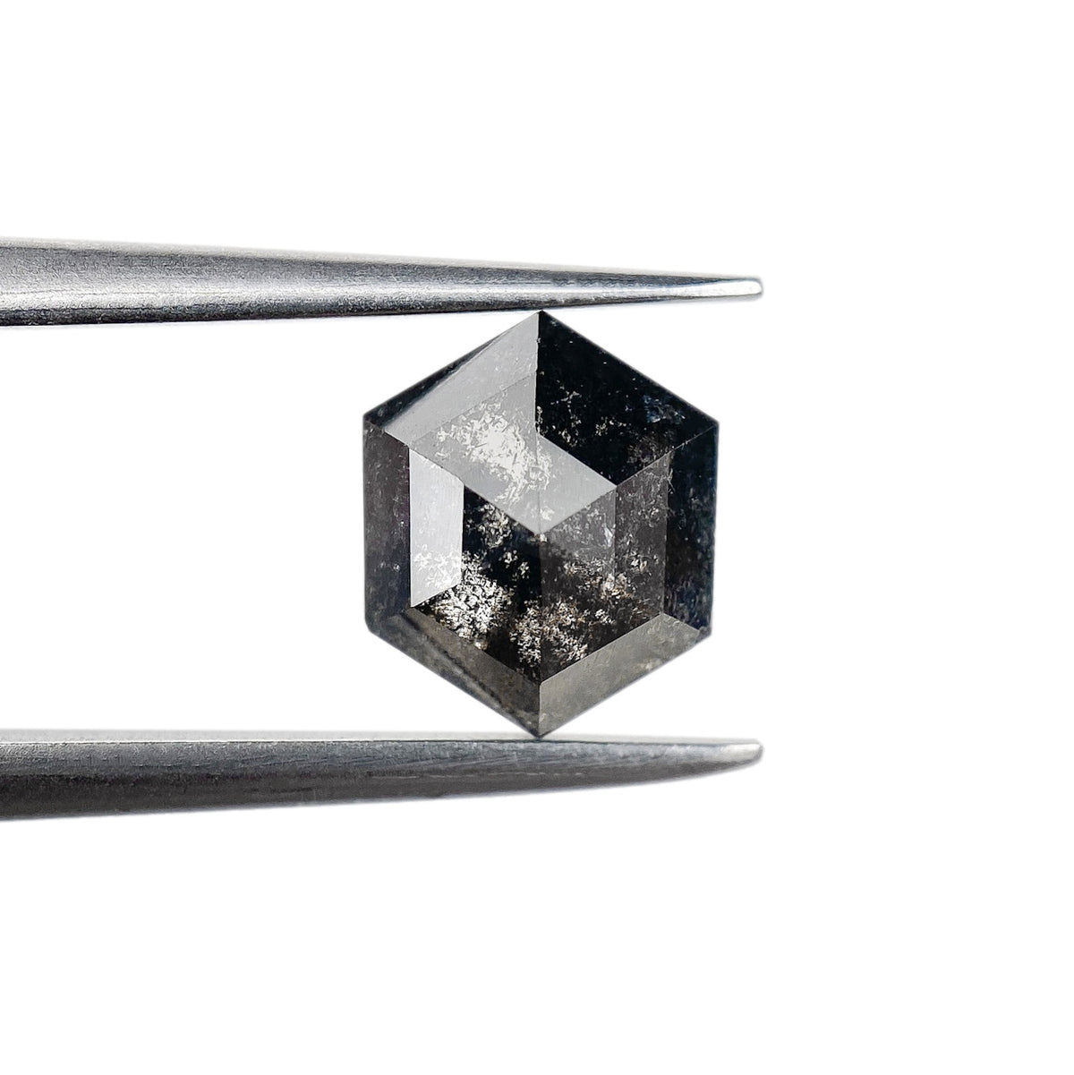 1.23ct | Rustic  Hexagon Shape Step Cut Diamond - Modern Rustic Diamond