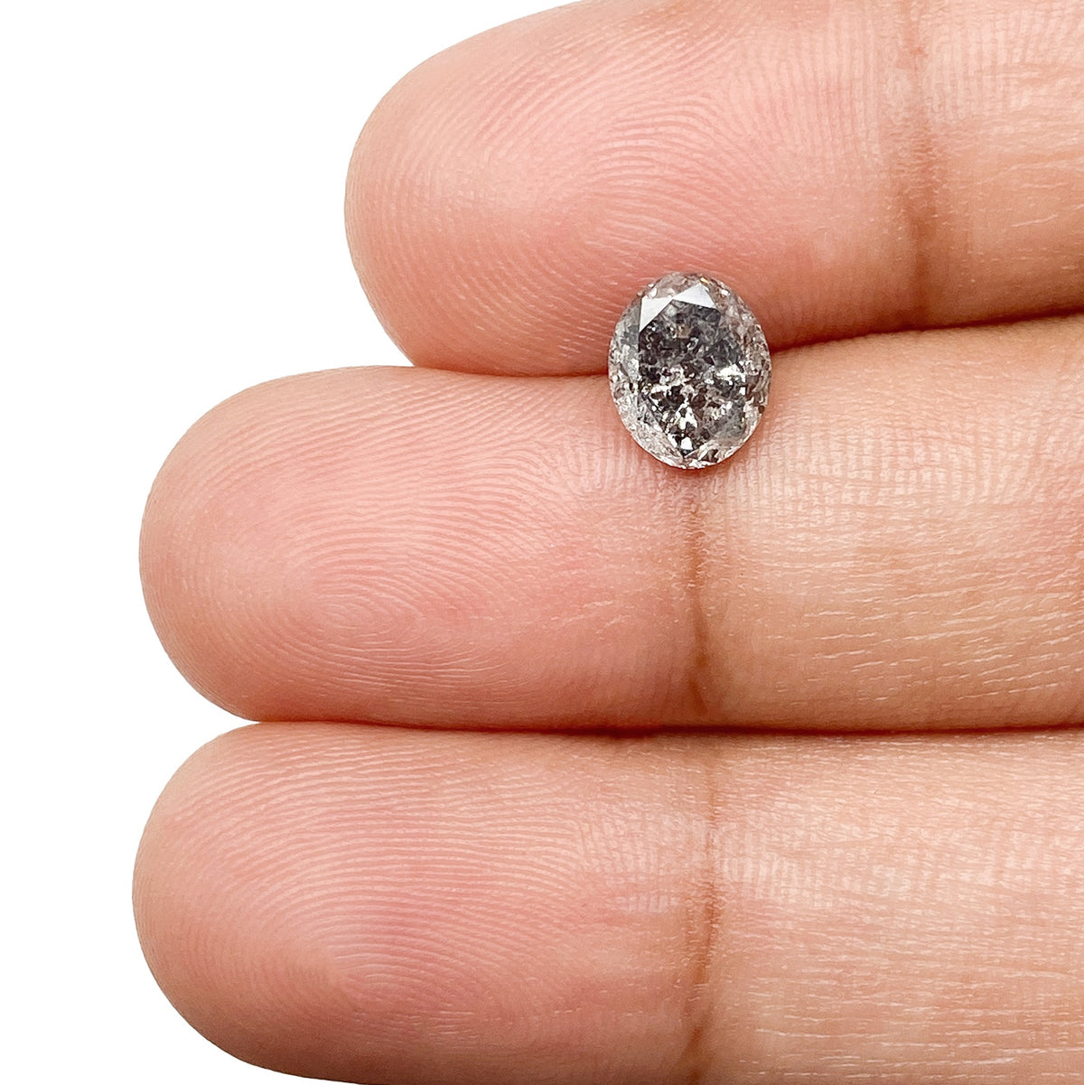 1.23ct | Rustic Oval Shape Brilliant Cut Diamond - Modern Rustic Diamond