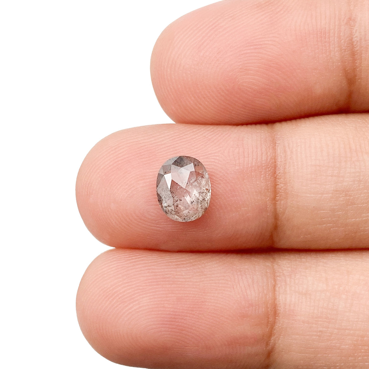 1.23ct | Rustic Oval Shape Rose Cut Diamond - Modern Rustic Diamond