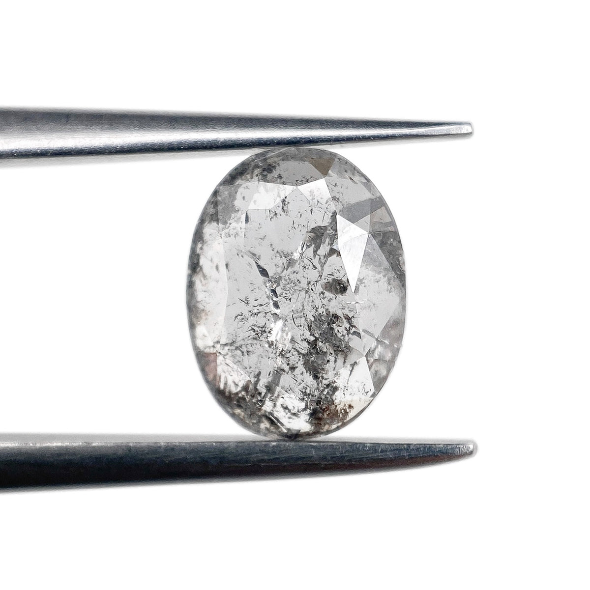1.23ct | Rustic Oval Shape Rose Cut Diamond - Modern Rustic Diamond