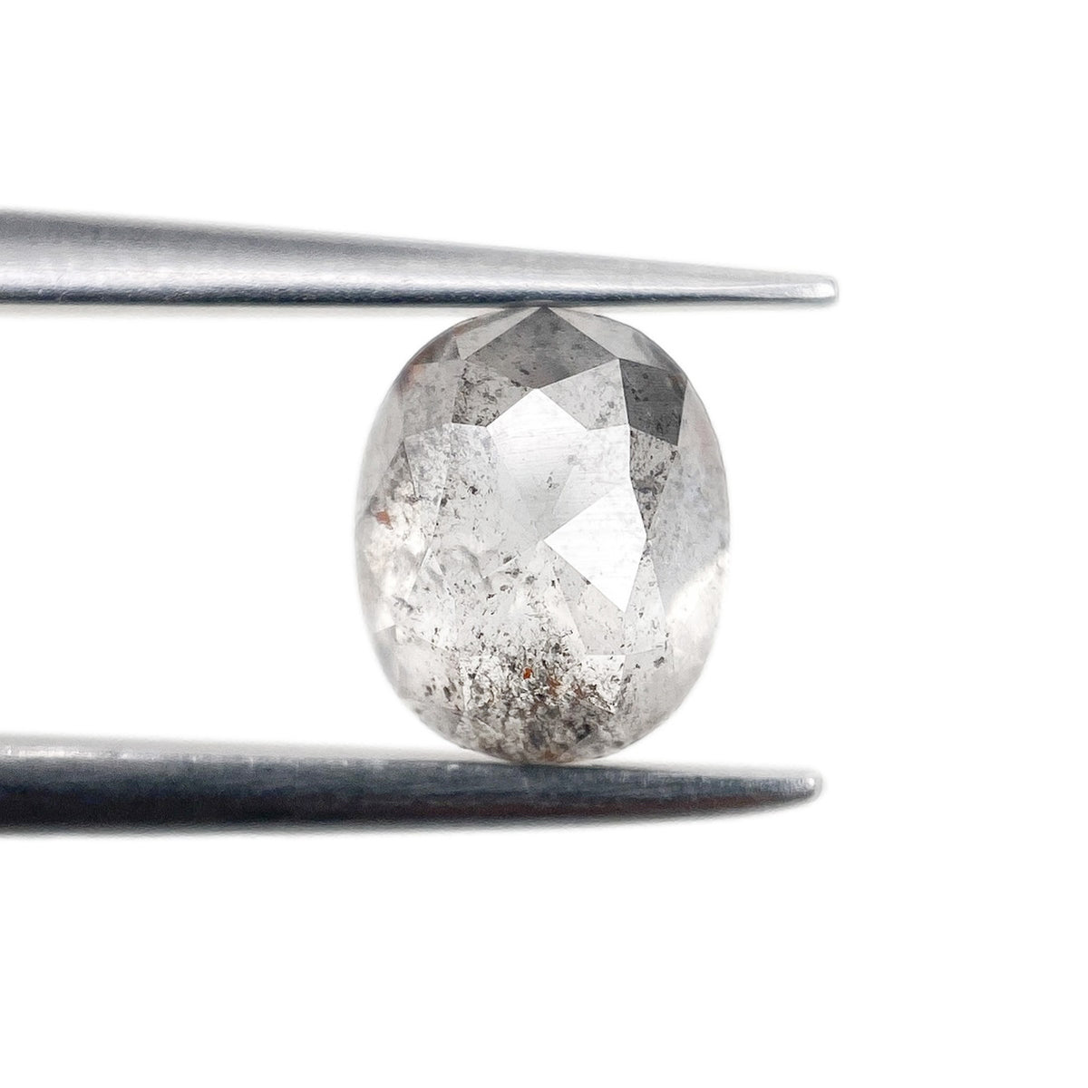 1.23ct | Rustic Oval Shape Rose Cut Diamond - Modern Rustic Diamond