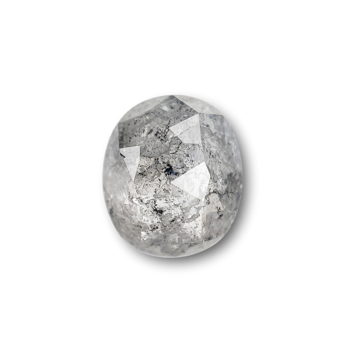 1.23ct | Rustic  Oval Shape Rose Cut Diamond - Modern Rustic Diamond