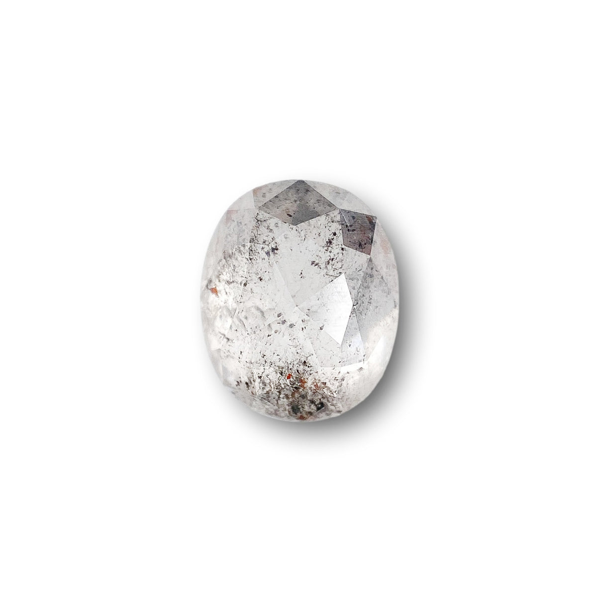 1.23ct | Rustic Oval Shape Rose Cut Diamond - Modern Rustic Diamond