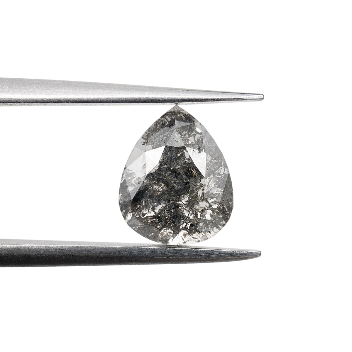 1.23ct | Rustic  Pear Shape Rose Cut Diamond - Modern Rustic Diamond