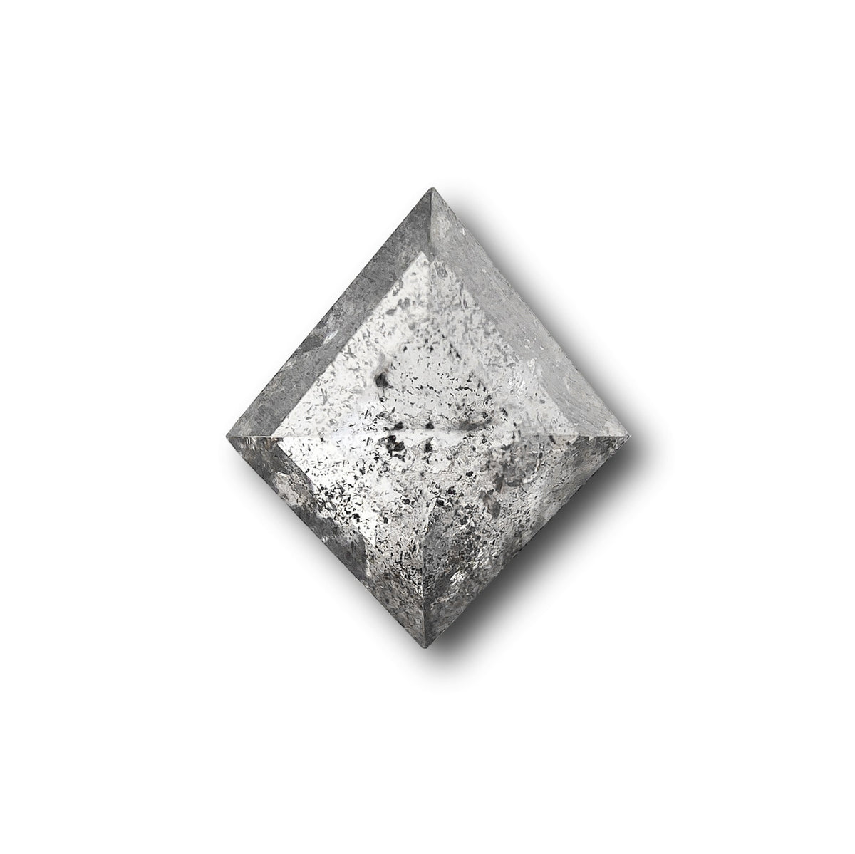 1.12ct | Salt & Pepper Lozenge Shape Rose Cut Diamond