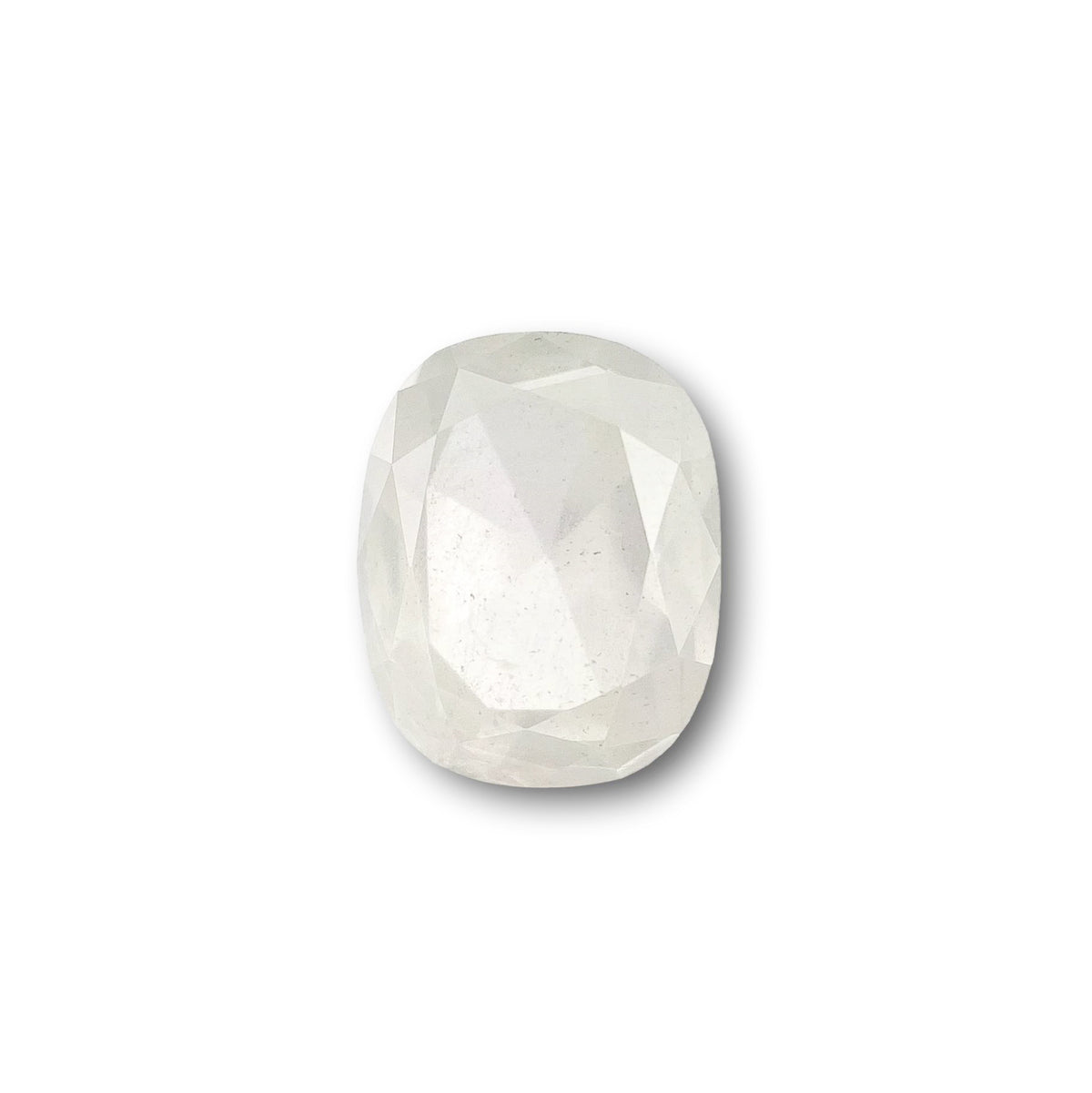 1.24ct | Salt & Pepper Cushion Shape Rose Cut Diamond - Modern Rustic Diamond