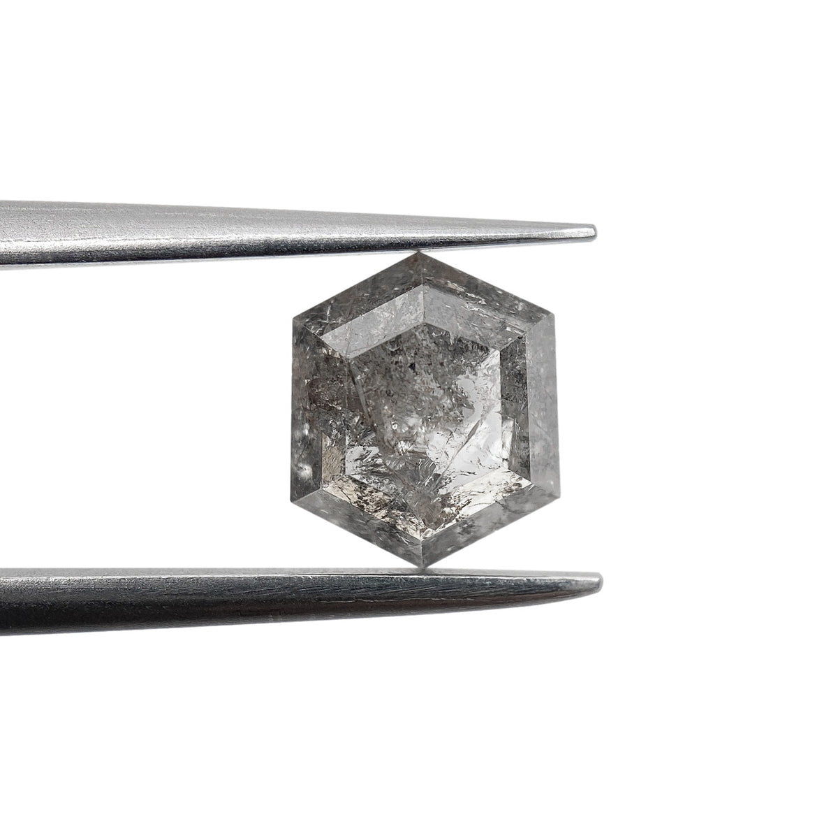 1.24ct | Rustic  Hexagon Shape Rose Cut Diamond - Modern Rustic Diamond