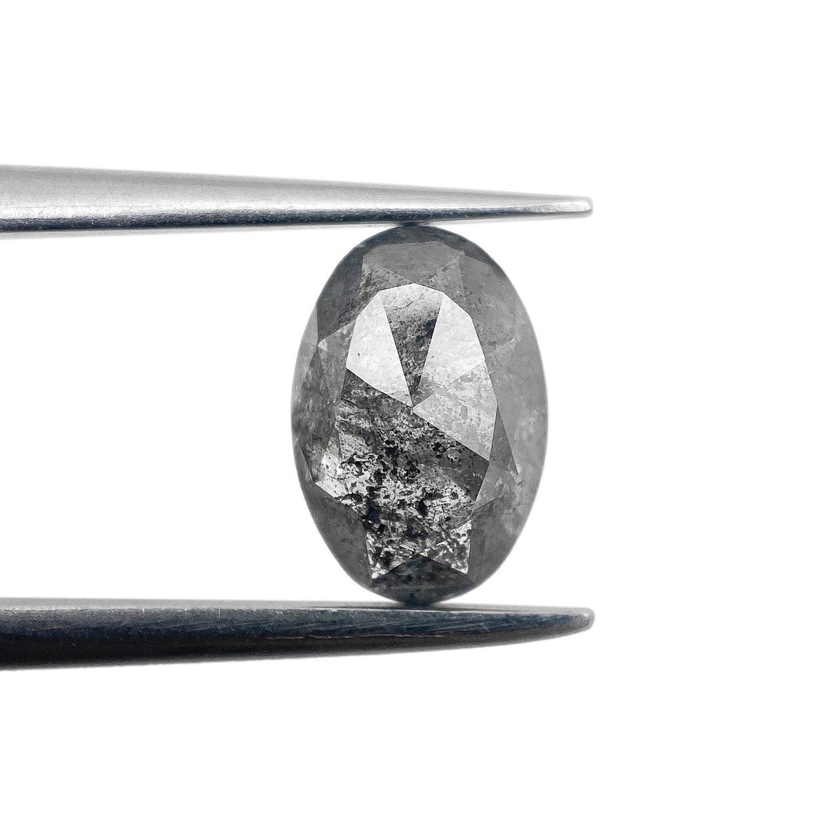 1.24ct | Rustic  Oval Shape Rose Cut Diamond - Modern Rustic Diamond
