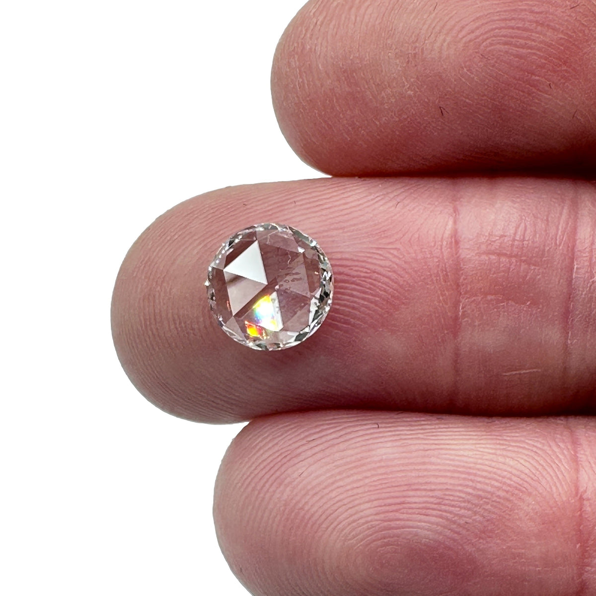 1.25ct | G/VVS2 Round Shape Rose Cut Diamond-Modern Rustic Diamond